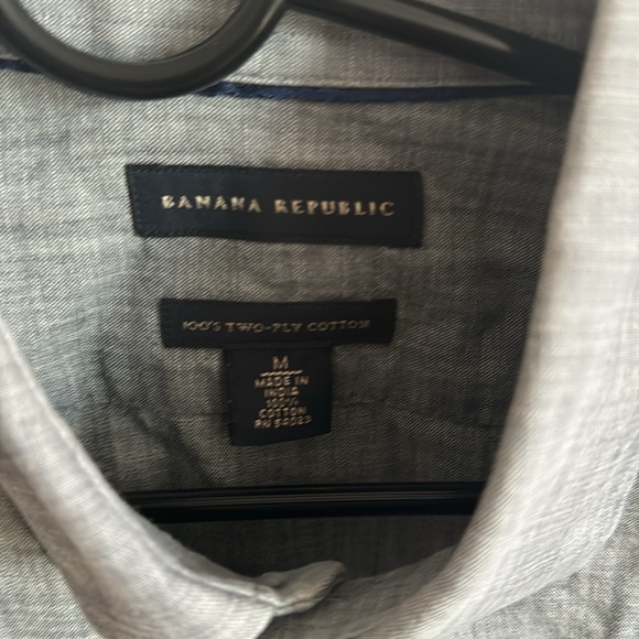 Two-Ply Cotton Button Down - Picture 3 of 4